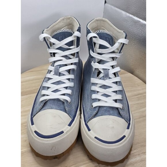 Diesel S-Principia Mid  Mens size 10 Euro 43 - Blue Lifestyle Sneakers Shoes - Picture 4 of 8